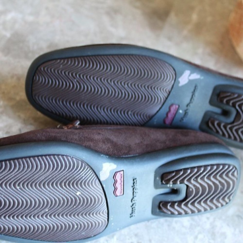 Hush puppies shoes size 5.5 Brown Suede Like new! - Picture 7 of 8